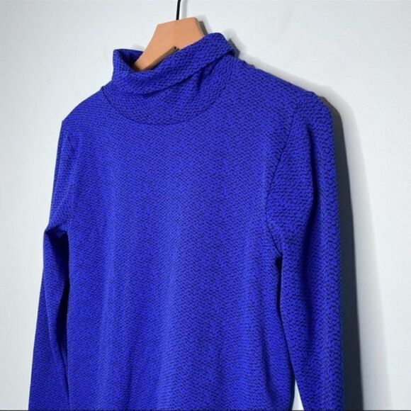 Athleta Flurry Peak Turtleneck Tanzanite Blue S - Picture 3 of 5